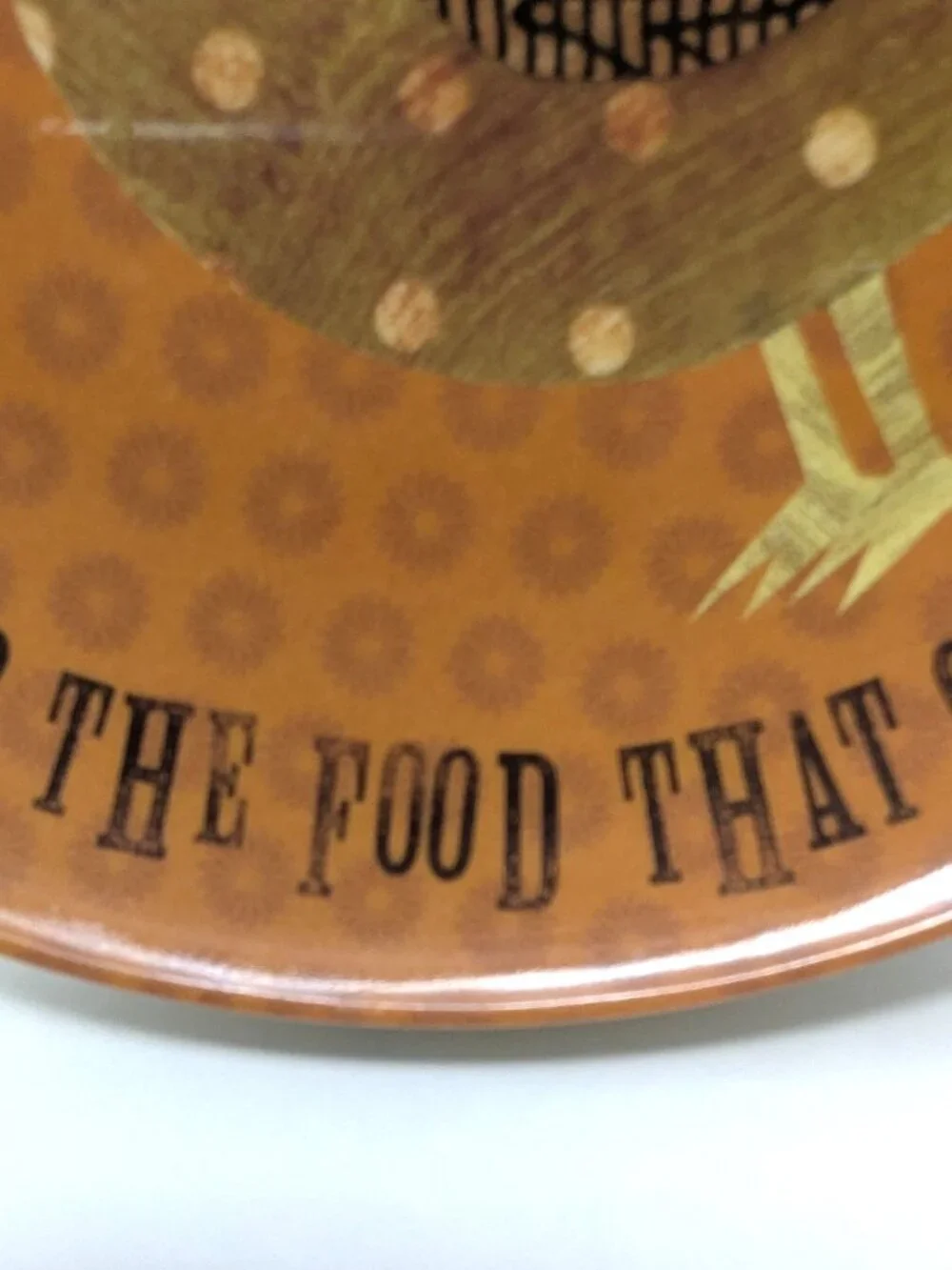 Pottery Barn Kids Thanksgiving Melamine Plates Turkey Thankful For Set Of 4